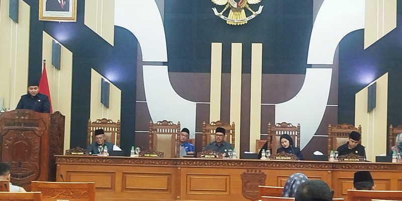 Raperda Pertanggung Jawaban Pelaksanaan APBD Tahun Anggaran 2025 Di Sampaikan Bupati Pasuruan