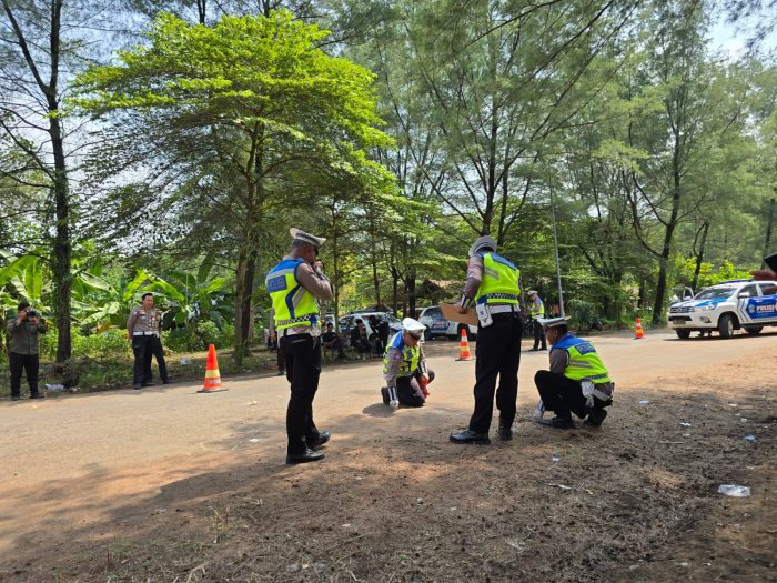 Satlantas Polres Pekalongan Asah Kemampuan TPTKP Laka Lantas di Ajang Hari Bhayangkara ke-80