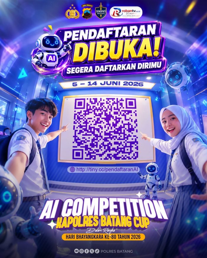Polres Batang Siapkan Generasi Digital Melalui AI Competition Kapolres Batang Cup 2026