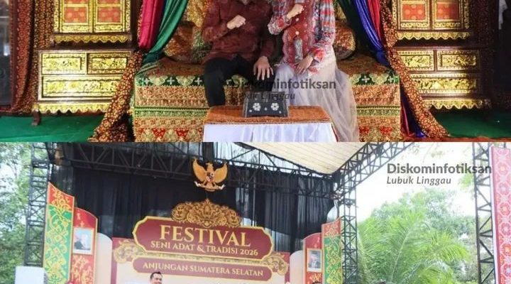 Wali Kota Lubuk Linggau dan Ketua Dekranasda Hadiri Festival Seni Adat dan Festival Anjungan Sumsel 2026
