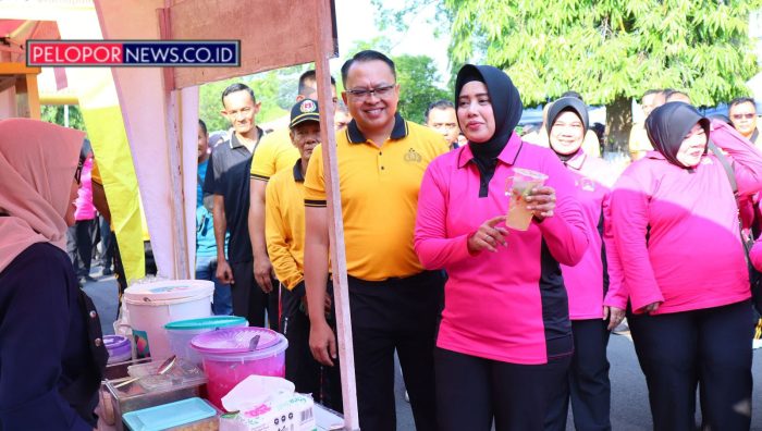 Sambut Hari Bhayangkara Ke-80, Polres Pekalongan Gelar Bazar UMKM di CFD
