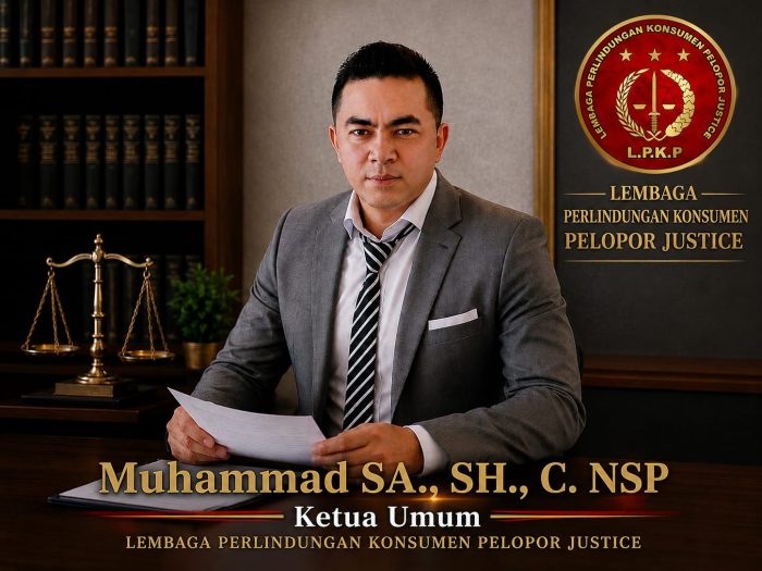 Muhammad SA., S.H., C.NSP Ketua Umum LPK Pelopor Justice Apresiasi Kinerja Kejaksaan Agung Ungkap Dugaan Korupsi Program MBG