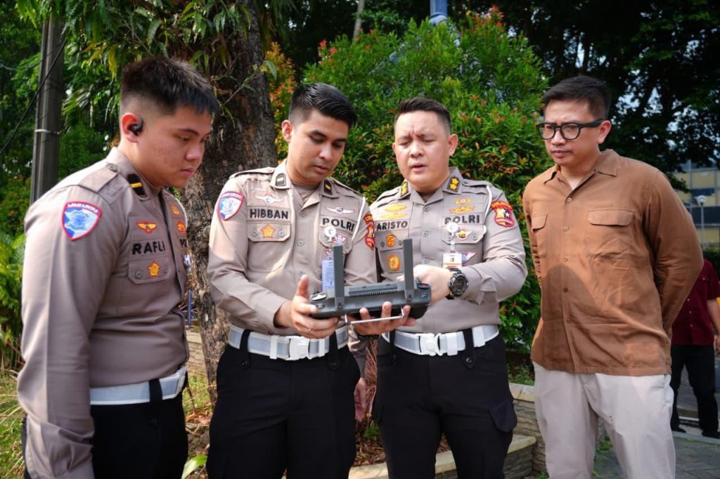 ETLE Drone Pantau Pelanggaran Lalulintas Dari Udara Tanpa Mengganggu Aktivitas Masyarakat