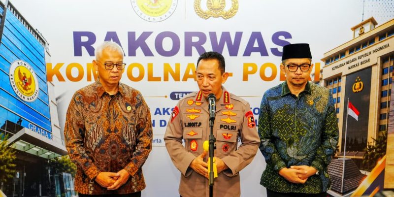 Kapolri di Rakorwas Kompolnas: Mitra Strategis Pembenahan Polri