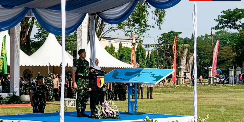 Perkuat Sinergitas, Aster Dankodaeral V Hadiri Pembukaan Karya Bhakti TNI AD 2026 di Bangkalan