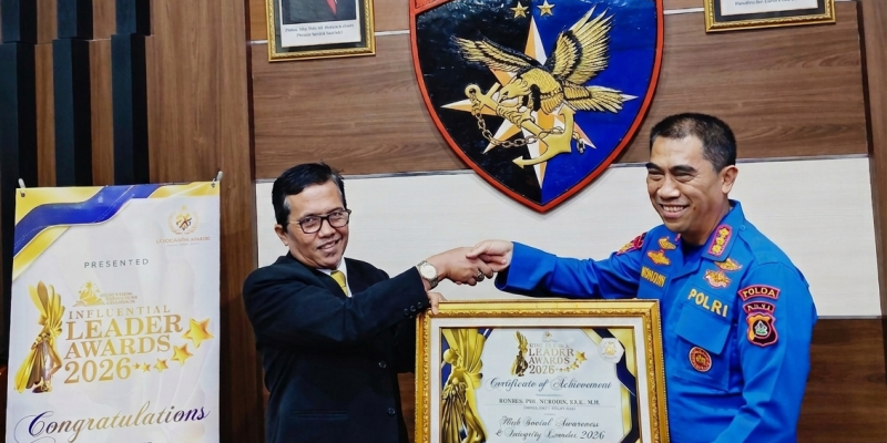 Sukses Kepemimpinan Menjaga Laut dan Udara Bali, Kombes Nurodin Raih Award High Integrity