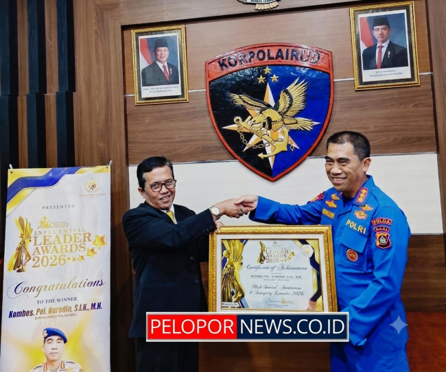 Sukses Kepemimpinan Menjaga Laut dan Udara Bali, Kombes Nurodin Raih Award High Integrity