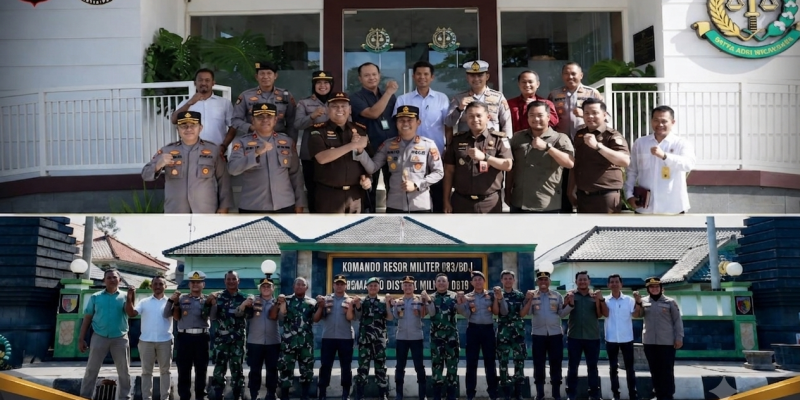 Perkuat Sinergitas Penegak Hukum, Kapolres Pasuruan Jalin Silaturahmi Dengan TNI dan Kejaksaan