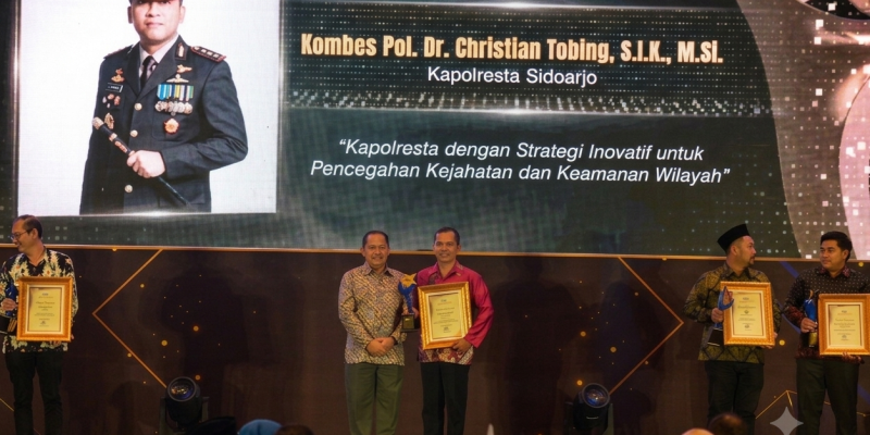 Strategi Inovatif Kapolresta Sidoarjo Cegah Kejahatan dan Keamanan Wilayah Raih Radar Surabaya Award