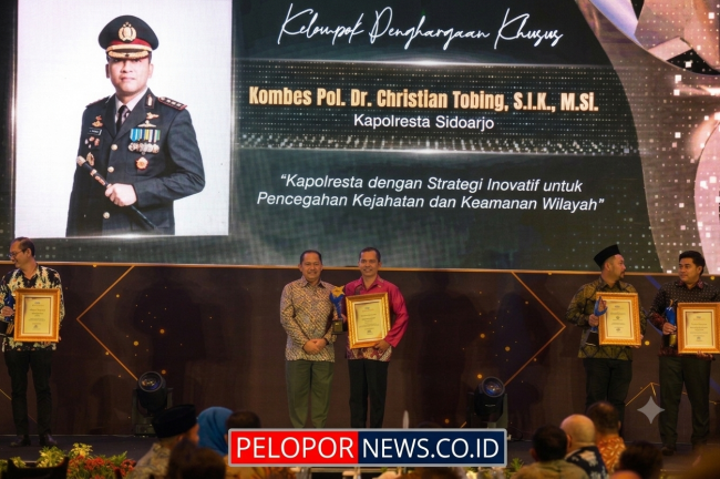 Strategi Inovatif Kapolresta Sidoarjo Cegah Kejahatan dan Keamanan Wilayah Raih Radar Surabaya Award
