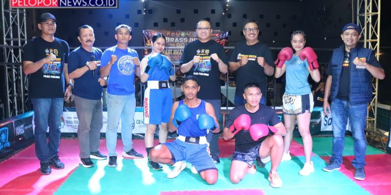 76 Petinju Ramaikan Brass Bress Boxing II HUT Bhayangkara ke-80, Kapolres Pekalongan: Bertanding di Ring