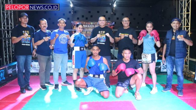 76 Petinju Ramaikan Brass Bress Boxing II HUT Bhayangkara ke-80, Kapolres Pekalongan: Bertanding di Ring
