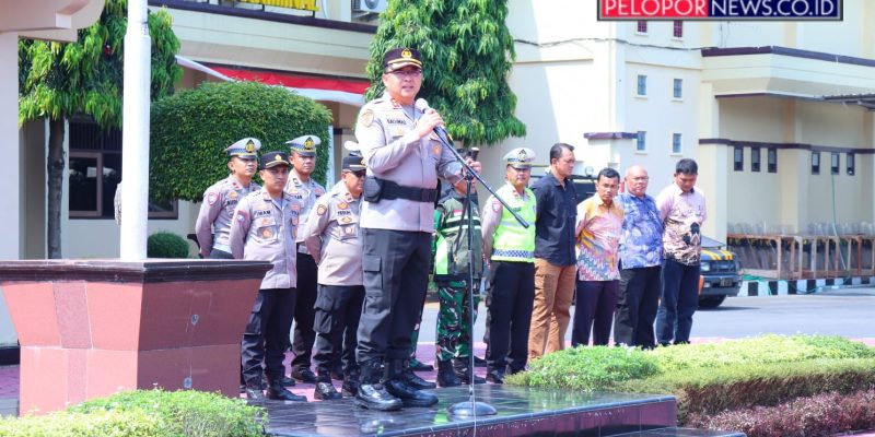 Kapolres Pekalongan Pimpin Apel Kesiapan Pengamanan Aksi Damai FORLINDO JAYA, Tekankan Pengamanan Humanis dan Profesional