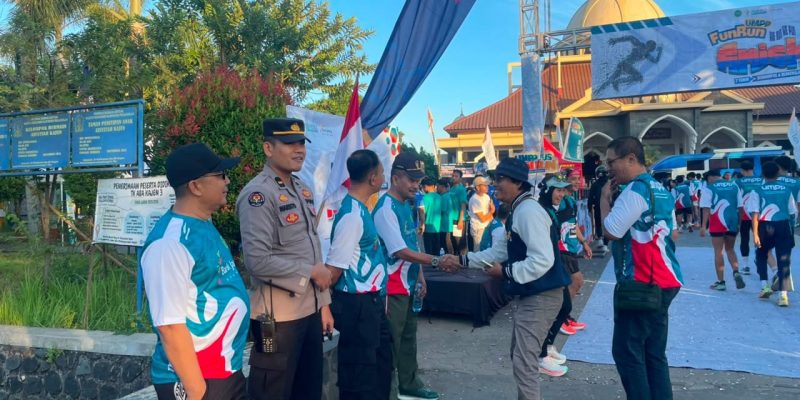 Polres Pekalongan Amankan Fun Run Milad ke-7 UMPP, Ribuan Peserta Berlari Aman dan Lancar