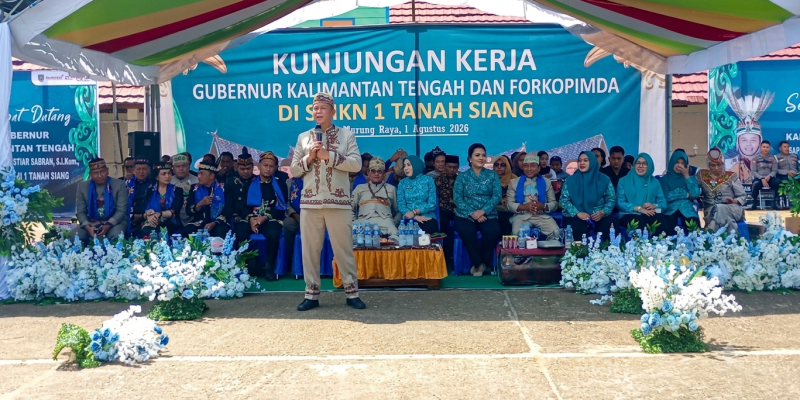 Kapolda Kalteng Motivasi Siswa SMKN 1 Tanah Siang Mura, Ajak Giat Belajar dan Jauhi Narkoba