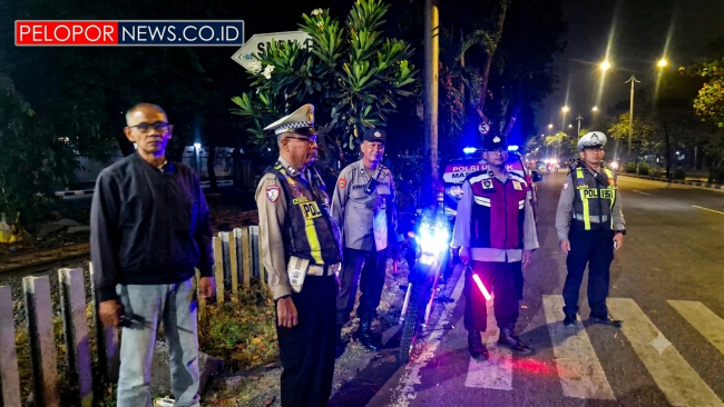 Antisipasi Balap Liar, Polsek Buduran Masifkan Patroli Malam