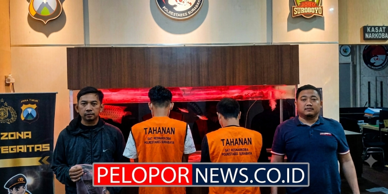 Dua Pengedar Sabu 200 Gram Di Libas Polrestabes Surabaya