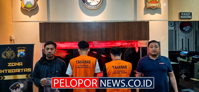 Dua Pengedar Sabu 200 Gram Di Libas Polrestabes Surabaya