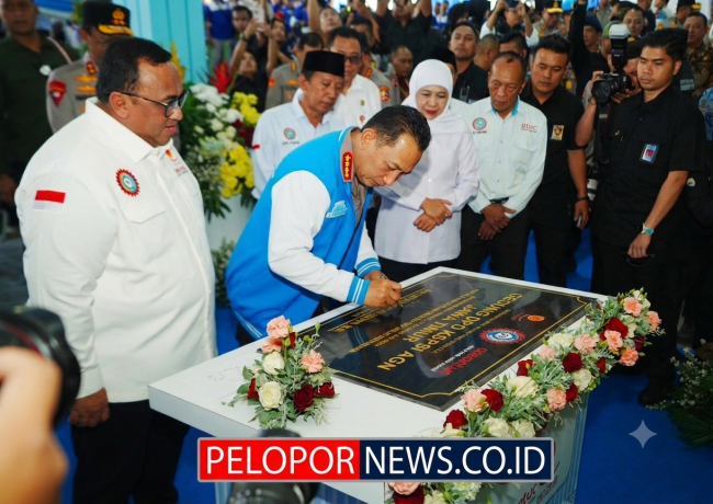 Kapolri Resmikan Gedung KSPSI AGN Jatim