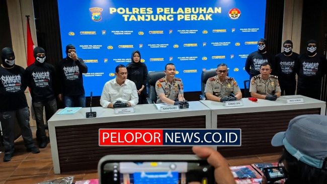 Sapu Bersih Narkoba, Polres Pelabuhan Tanjung Perak Sita 1 Kg Sabu dan Amankan 27 Tersangka