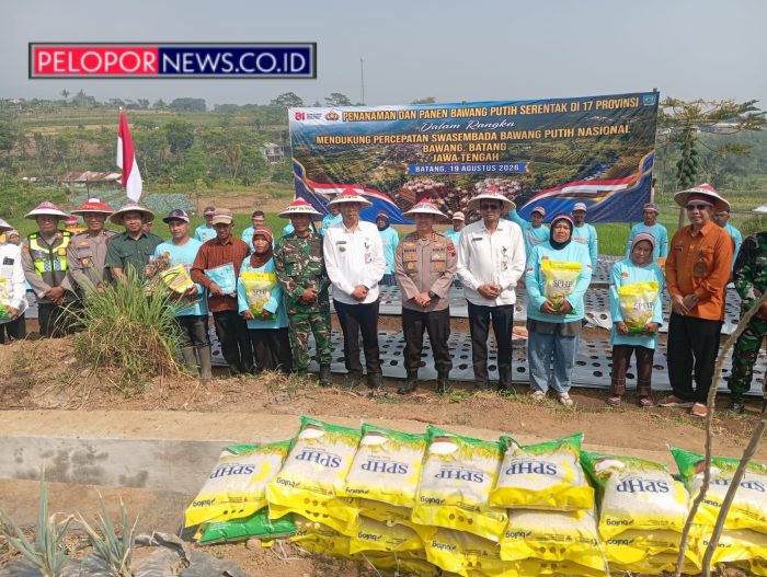 Tak Hanya Jaga Kamtibmas, Polresta Batang Ikut Dorong Swasembada Bawang Putih