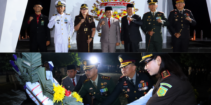 Kenang Jasa Pahlawan, Kapolres Pekalongan Hadiri Renungan Suci HUT RI ke-81