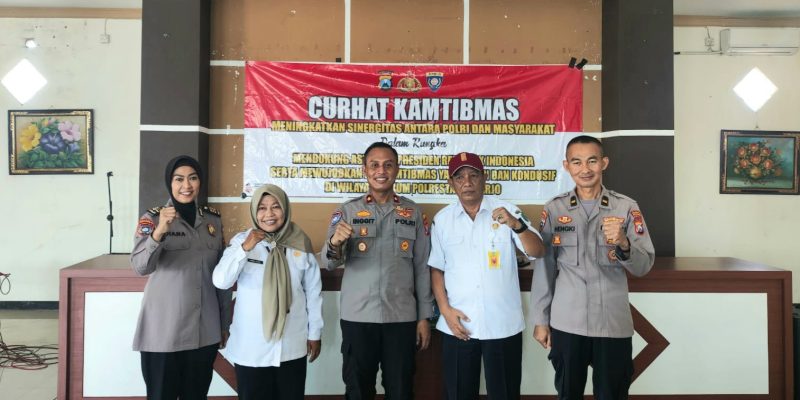 Sat Binmas Polresta Sidoarjo Gelar Curhat Kamtibmas di Desa Bungurasih
