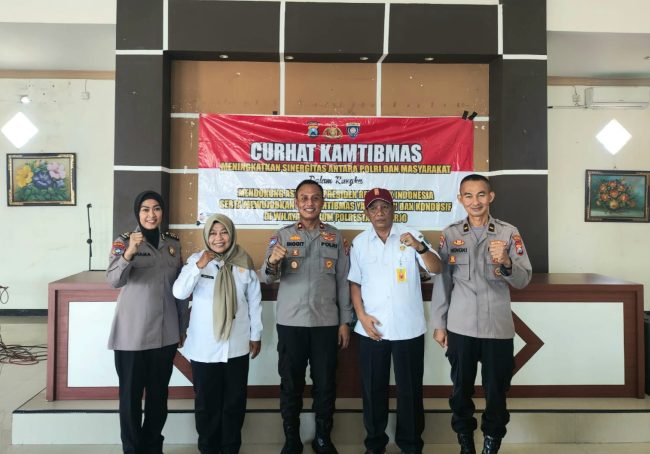 Sat Binmas Polresta Sidoarjo Gelar Curhat Kamtibmas di Desa Bungurasih