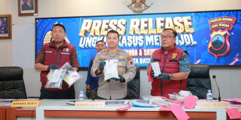 Ratusan Gram Sabu Diamankan, Polresta Batang Buru Jaringan Pengedar