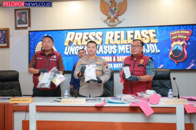 Ratusan Gram Sabu Diamankan, Polresta Batang Buru Jaringan Pengedar