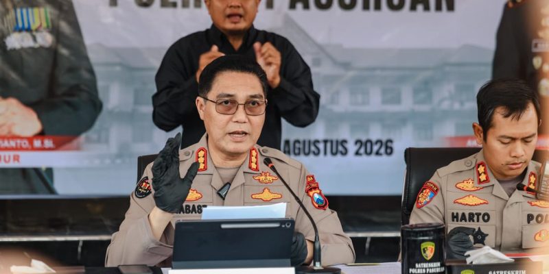 Polres Pasuruan Ungkap 5 Kasus Kekerasan di Jalur Malang–Surabaya, 7 Tersangka Diamankan