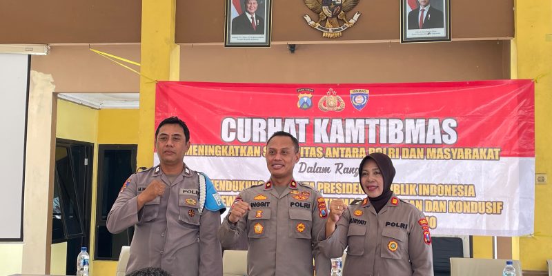 Curhat Kamtibmas di Desa Sruni, Polresta Sidoarjo Ajak Warga Cegah Bullying dan Radikalisme