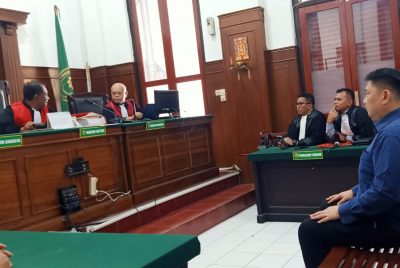 Gegara Replik JPU Belum Siap, Sidang Terdakwa Tahanan Kota Santoso Dirut PT.BPI Ditunda