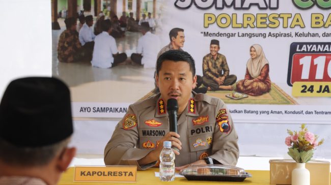 Kapolresta Batang Jelang Aksi 27 Agustus: Kritik Boleh, Ketertiban Jangan Ditinggalkan