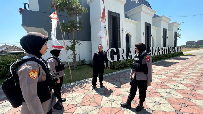 Patroli Polwan Jenggala Presisi Polresta Sidoarjo Sasar Sejumlah Titik, Pastikan Situasi Wilayah Kondusif