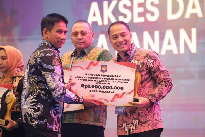 Bukan Main! Pemkot Surabaya Sabet Tiga Penghargaan Sekaligus dari Kemendagri dan Kemen PKP