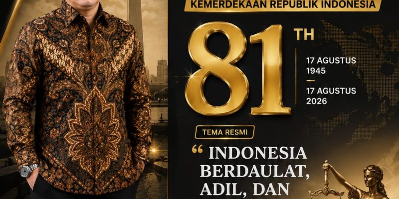 Ketua Umum Yayasan Bantuan Hukum Pelopor: HUT ke-81 RI Momentum Memperkuat Keadilan, Persatuan, dan Pengabdian kepada Masyarakat