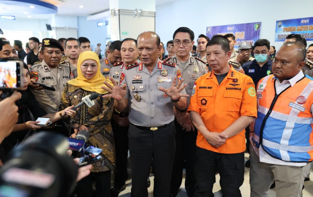 Kapolda Jatim Tinjau Korban KMP Mutiara