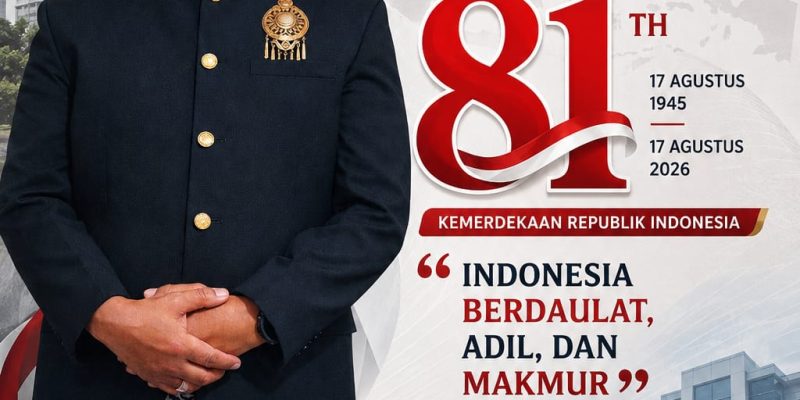 Kepala Dinas Kesehatan Kabupaten Lamongan Mengucapkan Dirgahayu Republik Indonesia ke-81