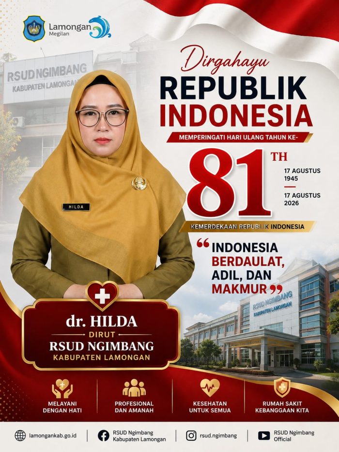 dr. Hilda Mengucapkan Dirgahayu Republik Indonesia ke-81