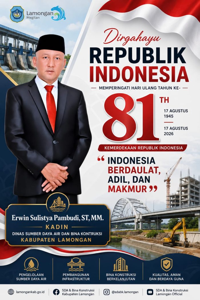 Erwin Sulistya Pambudi, ST., MM. Mengucapkan Dirgahayu Republik Indonesia ke-81