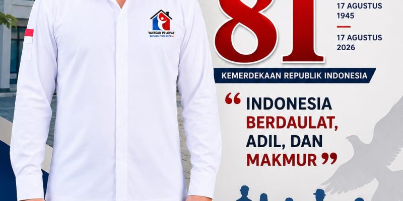 Ketua Umum Yayasan Pelopor Rumah Sehat Ucapkan Dirgahayu RI ke-81