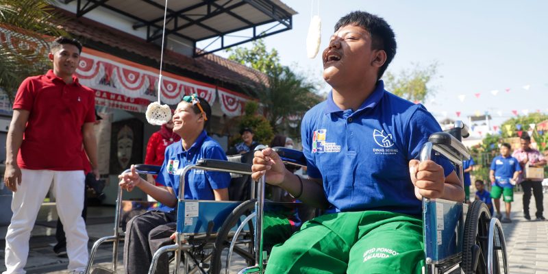 Dinsos Surabaya Gelar Lomba Agustusan untuk Anak Disabilitas