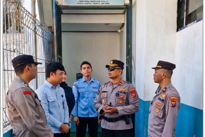 Kapolsek Buduran Monitoring dan Dampingi SPPG, Pastikan Keamanan MBG