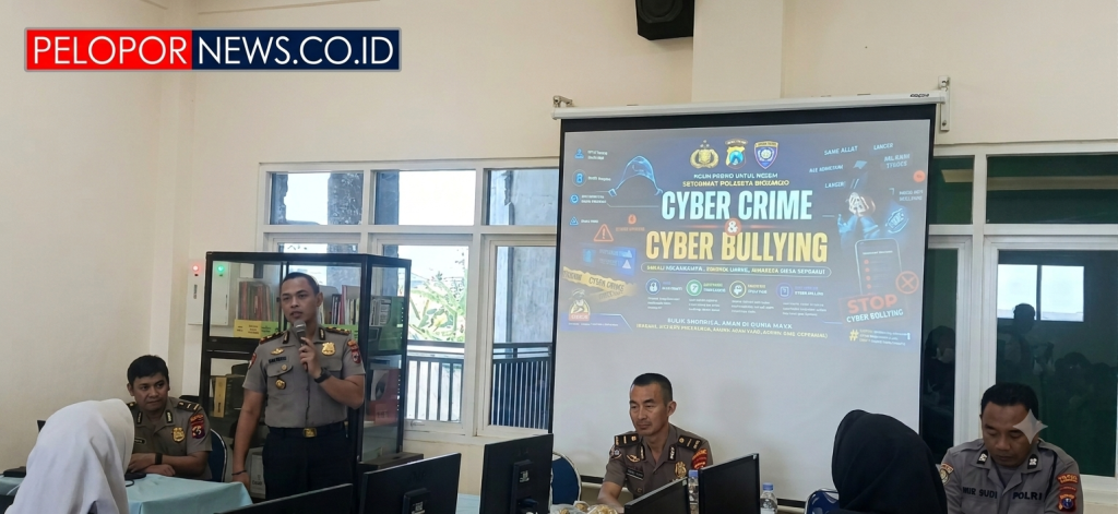 Polresta Sidoarjo Edukasi Pelajar SMK YPM 5 Sukodono Tentang Bullying dan Radikalisme