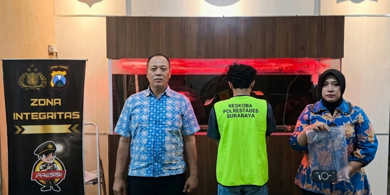 Rumah Kontrakan di Sambikerep Dijadikan Gudang Sabu, Pengedar Asal Lamongan Diringkus Polisi
