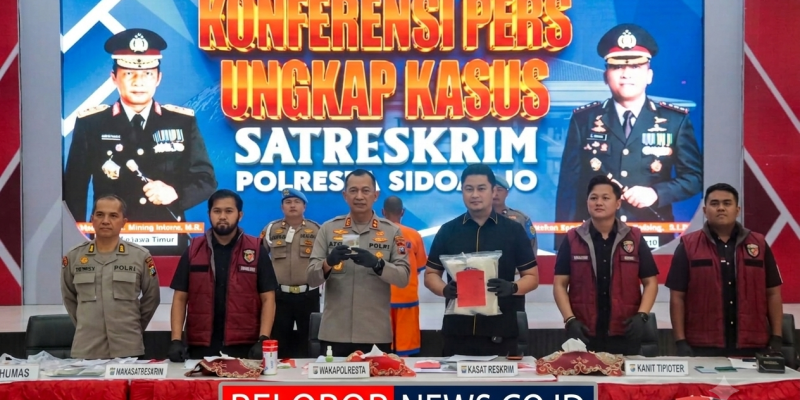 Polresta Sidoarjo Gagalkan Penyelundupan Benih Lobster ke Singapura