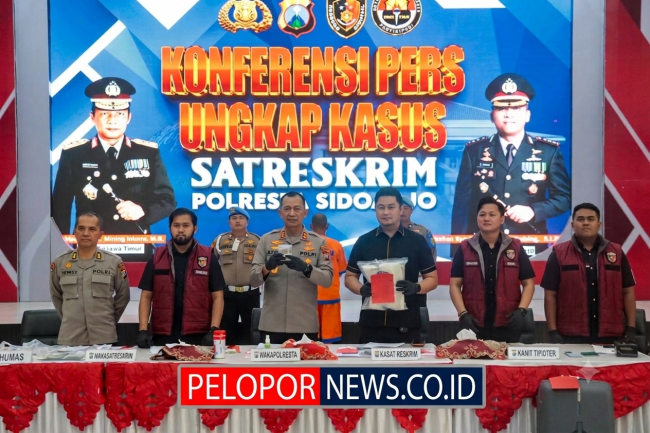 Polresta Sidoarjo Gagalkan Penyelundupan Benih Lobster ke Singapura