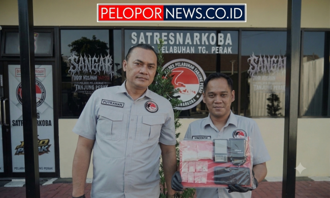 Satresnarkoba Polres Pelabuhan Tanjung Perak Gagalkan Peredaran 65,51 Gram Sabu Siap Edar di Surabaya