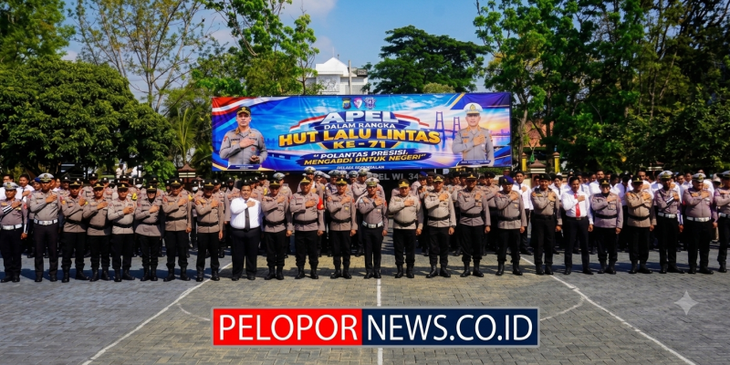 Peringati HUT Lalu Lintas Bhayangkara ke-71, Polres Bangkalan Tekankan Humanisme dan Keselamatan Masyarakat
